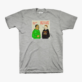 "CNN Hoodie" Heather gray tee