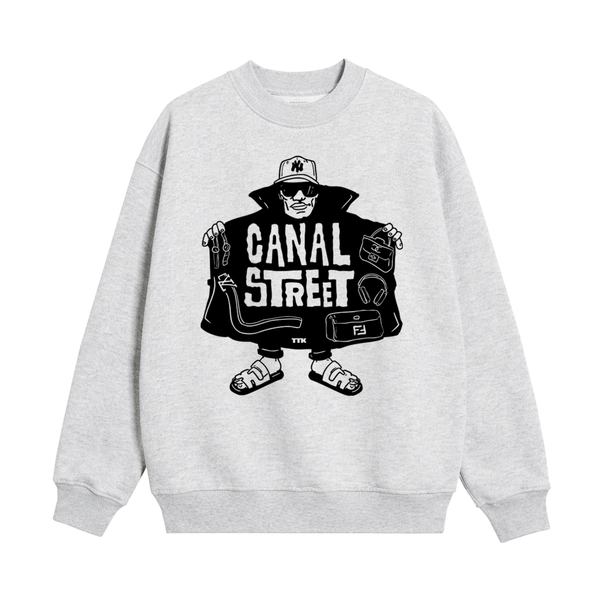 Canal Street crewneck sweatshirt